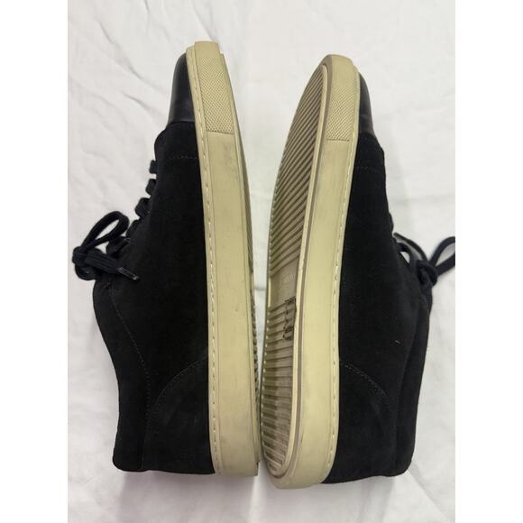 Allen Edmonds "Cooper" suede leather sneakers Men’s Size 8.5 D Black Handcrafted - Picture 11 of 15